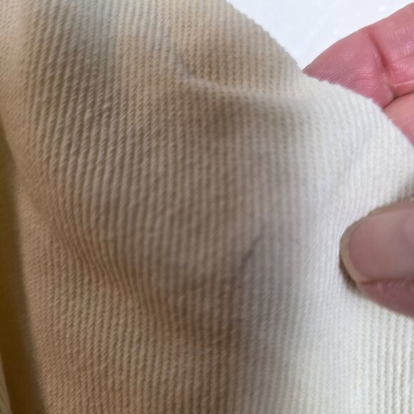 🔴 White Birch Womens Denim Skort Dress Cream Button Down Pockets XL - Picture 7 of 17